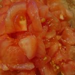 Tomaten für den Maniokbrei