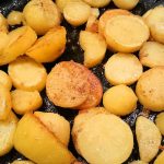 Paprikaschnitzel, die Bratkartoffeln