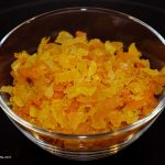Karottenbratling mit getrockneten Aprikosen